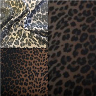 Lining fabric design Ozelot (animals, leopard)