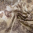 Lining fabric design Lucy (leopard, ornaments)