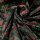 Lining fabric design Distel (plants) - 349 green / black / red