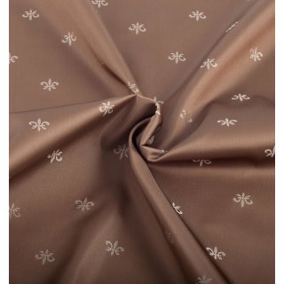 Lining fabric design Loire (ornaments) - 314 beige / sand colour