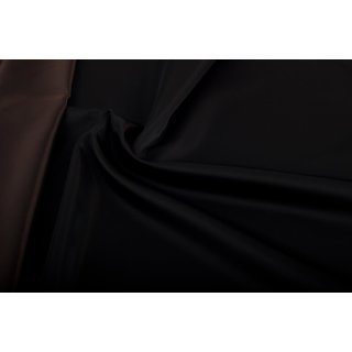 Lining fabric design 500 (plain, unicoloured) - 028 black / brown