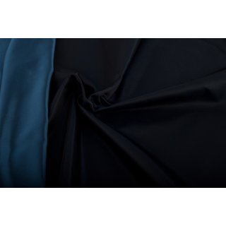 Futterstoff Dessin 500 (Uni, Einfarbig) - 050 schwarz / blau