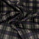 Lining fabric design Lance (checked, chequered) - two-sided usable - 356 black / grey / red / blue