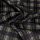 Lining fabric design Lance (checked, chequered) - two-sided usable - 356 black / grey / red / blue