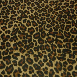 Jacken- & Mantelstoff / Oberstoff Animal-Print (Leopard, Tiere) - 10 gold / braun