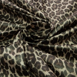 Jacken- &amp; Mantelstoff / Oberstoff Animal-Print (Leopard, Tiere) - 30 beige / schwarz / braun