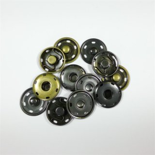 Push button 720108 - size 44&quot; (28 mm) - aluminium nickel free - burnished