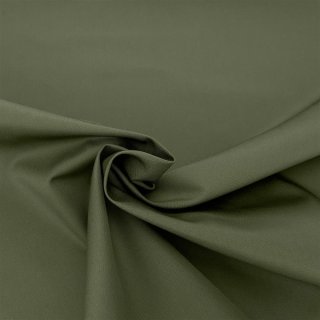 Jacken- &amp; Mantelstoff / Oberstoff Cotton (Uni, Einfarbig) - khaki