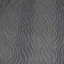 Lining fabric design Wolga (waves, stripes) - 352 black / grey / blue