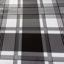 Lining Fabric Dessin Trench (Check, Checkered) - 352 black / white / grey