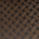 Futterstoff Dessin Bambus (Geometrie, Streifen, Linien) - 028 braun / gold