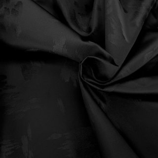 Lining Fabric Dessin Oslo (Abstract, Brushstrokes) - black