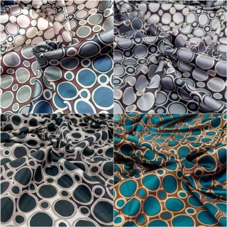 Lining fabric design Atlantis (circles, dots)