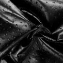 Jacket &amp; Coat Fabric / Outer Fabric Emu (Dots) - black