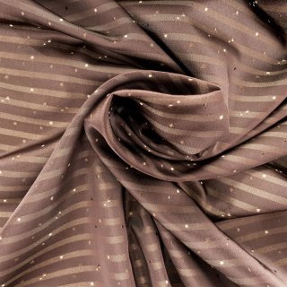 Lining fabric design Genua (stripes, lines) - 273 brown / beige