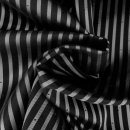 Lining fabric design Genua (stripes, lines) - 352 black / grey