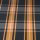 Lining fabric design London (chequered, check) - orange / black
