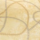 Lining fabric design Oliver (chains, animals, flowers) - 315 beige / grey