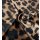 Lining fabric design Palmers digital print (leopard, animals) - 028 brown / black