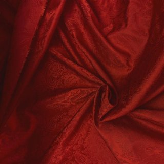 Lining fabric design Prague (ornaments) - red