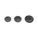 Button 2450 - Size 40&quot; (25 mm) - black