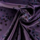 Lining fabric design Elfie (dots) - black / red / purple