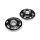 Push button Color - size 44&quot; (28 mm) - aluminium - black