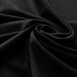 Jacken- &amp; Mantelstoff / Cashmere Edition - schwarz / melange - 100% Cashmere