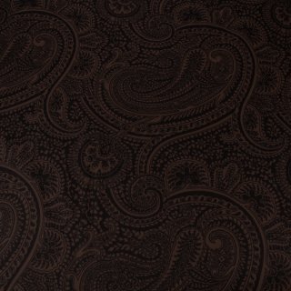 Futterstoff Dessin Gabor (Paisley, Ornamente) - 028 braun / schwarz