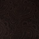 Futterstoff Dessin Gabor (Paisley, Ornamente) - 028 braun / schwarz