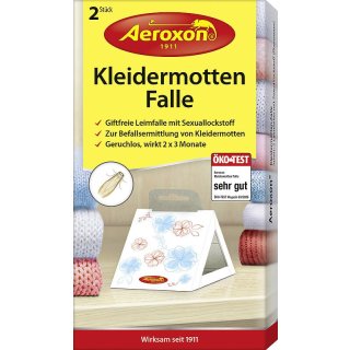 Aeroxon Kleidermotten-Falle (Inhalt 2 St&uuml;ck)